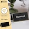 Better Office Products 100 Pack Gold Metallic Border Place Cards, 2in. x 3.5in. Folded Table Tent Cards, 100PK 64647 - alternate 2